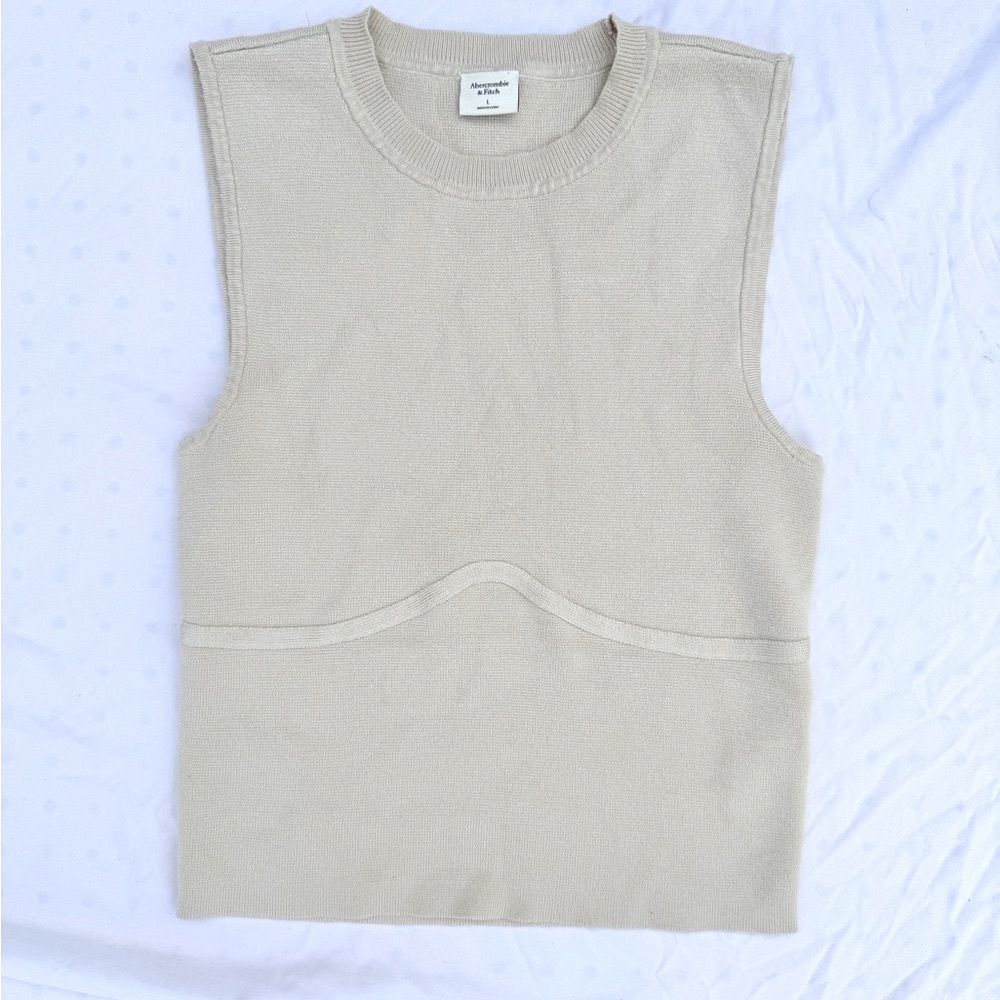 Abercrombie and Fitch Sleeveless Knit Top size large